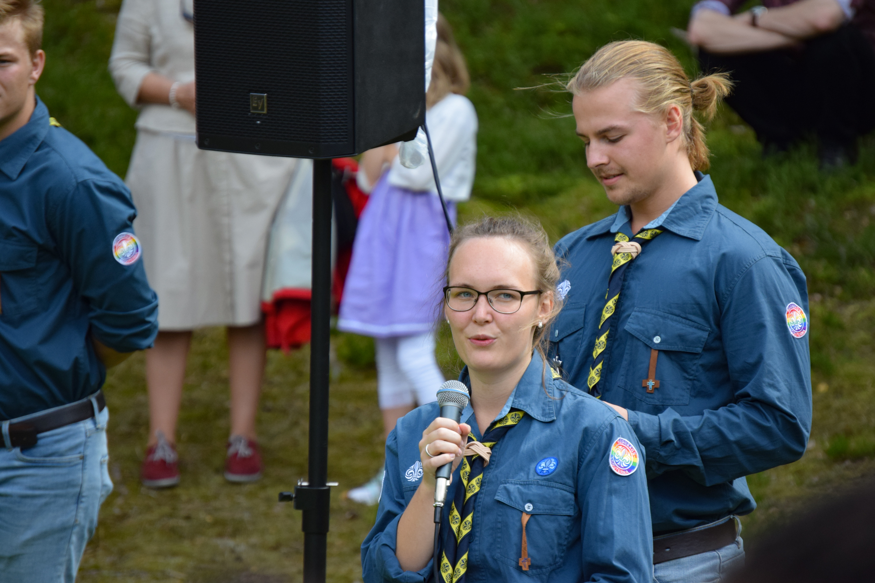 Scoutinvigning i Åhus